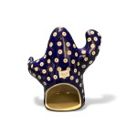 Bunzlau Spook L 17 cm 70AX Blue eyes Waxinelichthouder